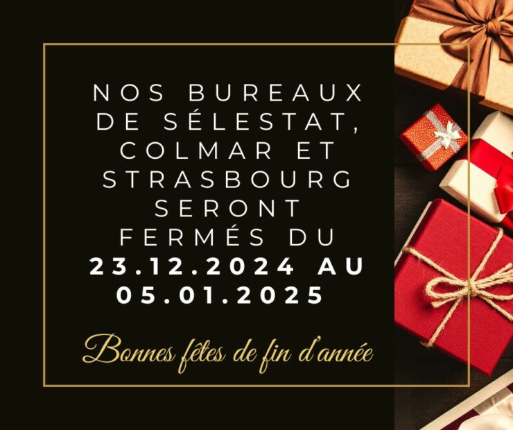 Fermeture de fin d'année